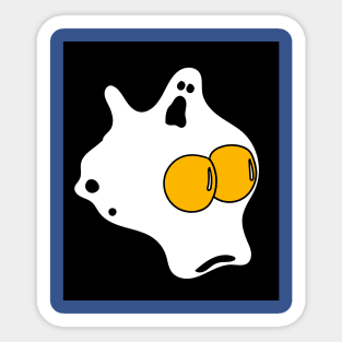 Funny Little Ghosts Halloween Sticker